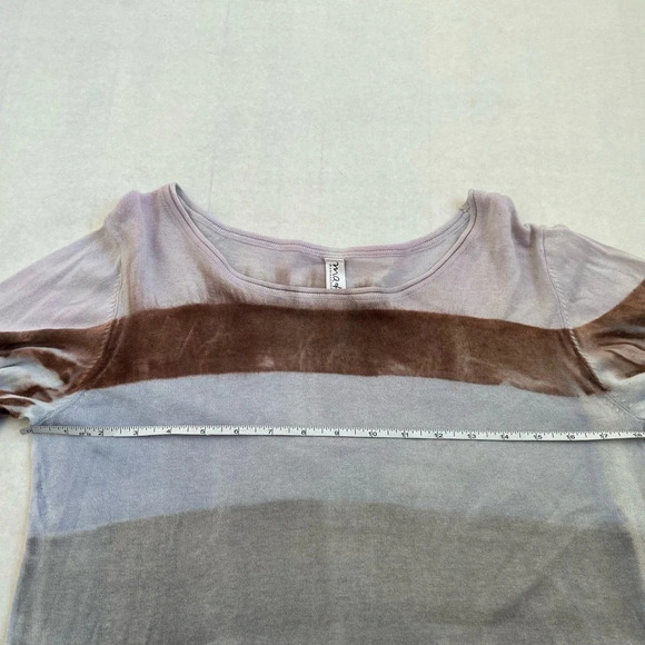 MA+CH Marika Charles Striped Lightweight Sweater Shirt Size 2 Medium - Picture 6 of 8